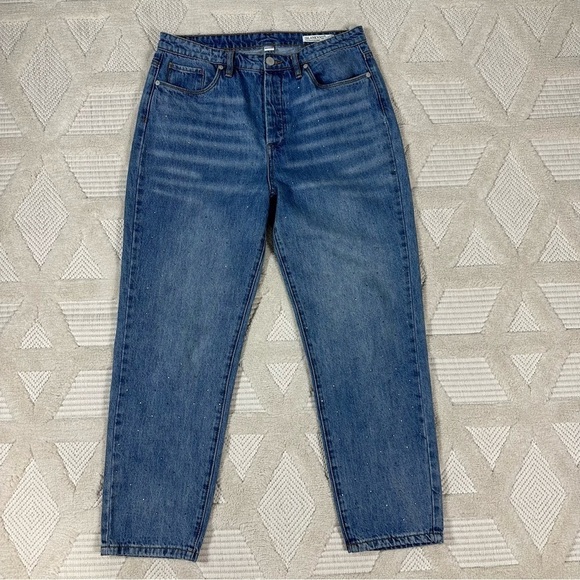 Blanknyc Jeans 30 The Madison Crop High Rise Crop  Embellished - Picture 4 of 14